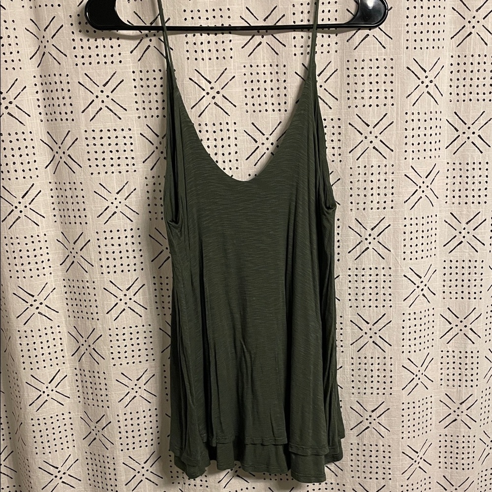 Kim & Cami Dark Green Camisole Top